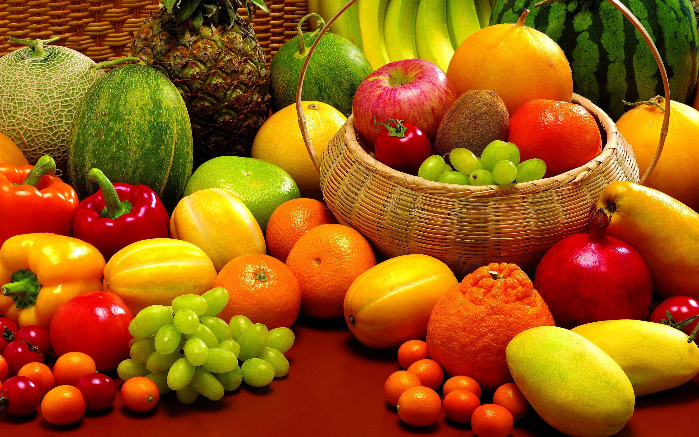 معلومات عن الفواكه والخضروات