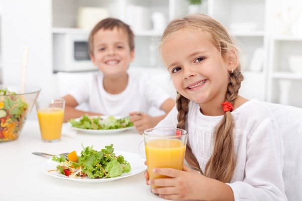 موضوع عن الغذاء الصحي للأطفال