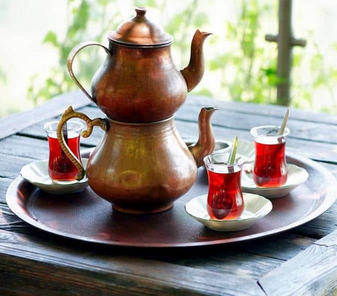طريقة عمل الشاي السماور