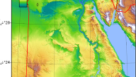خريطة مصر الجغرافية بالتفصيل