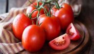 العناصر الموجودة في الطماطم
